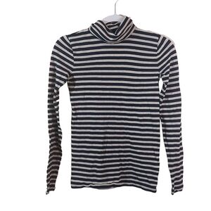 J. Crew Ladies Long Sleeve Striped Turtle Neck